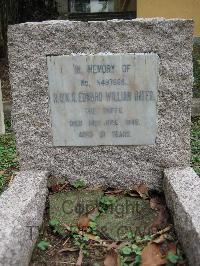 Hong Kong Cemetery - Gates, Edward William